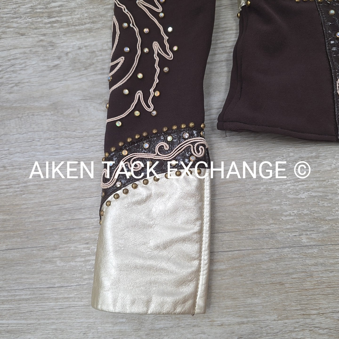 Dazzling Designs Leather Show Shirt & Pants Set, Women's XSmall, XLong