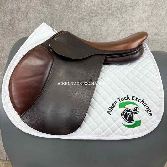 **SOLD** Beval The Natural Close Contact Jump Saddle, 17" Seat, Medium Tree, Foam Panels