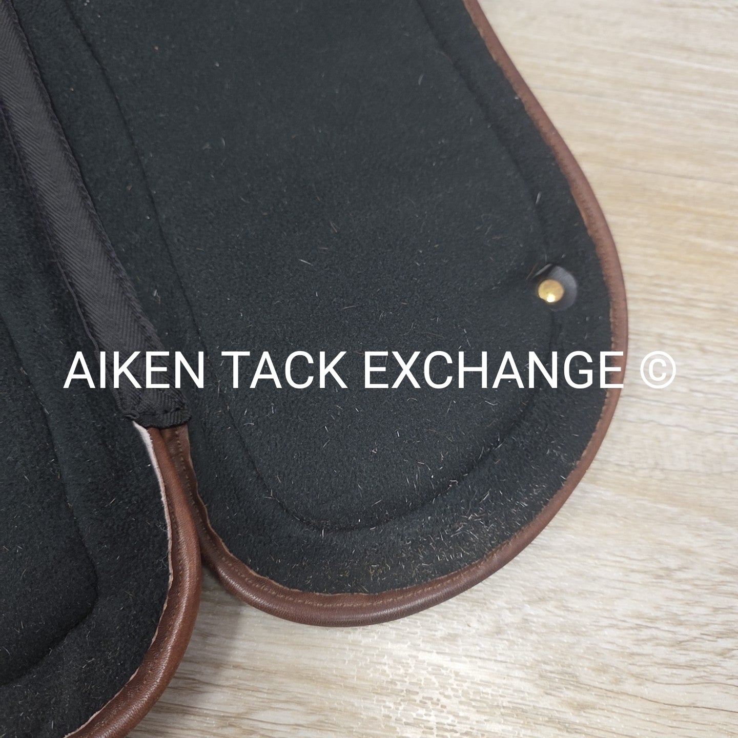 Ogilvy Leather & Foam Half Pad, 16.5" - 18"