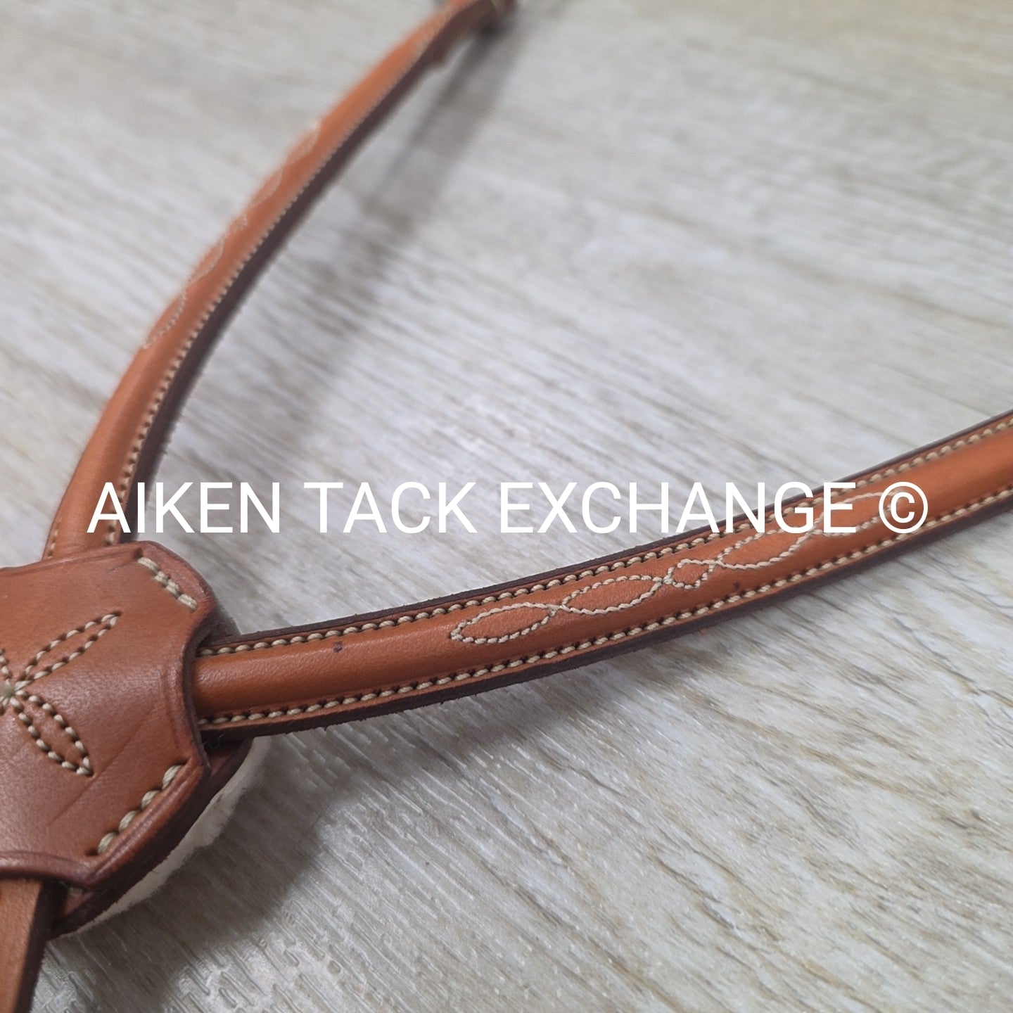Edgewood Raised Fancy Stitched Figure 8 Noseband, Size Cob