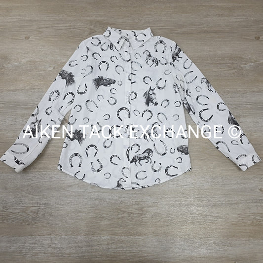 Long Sleeve Button Up Shirt, Size Small