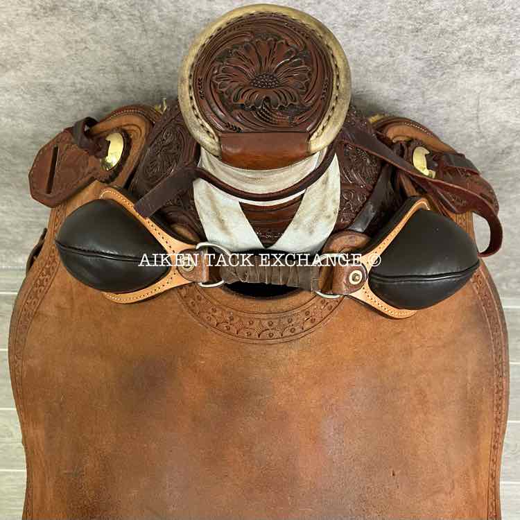 **SOLD** 2024 Circle Y 1134 Williston Wade Ranch Western Saddle, 17" Seat, Regular Tree - Semi QH Bars