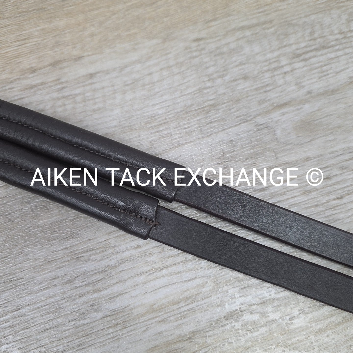 Cushion Grip Reins with Hand Stops, Brown, 56"