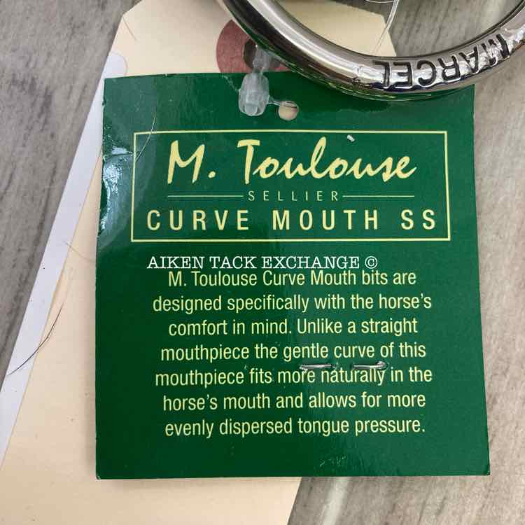 Marcel Toulouse Single Jointed Slow Twist Full Cheek Bit 5.5"
