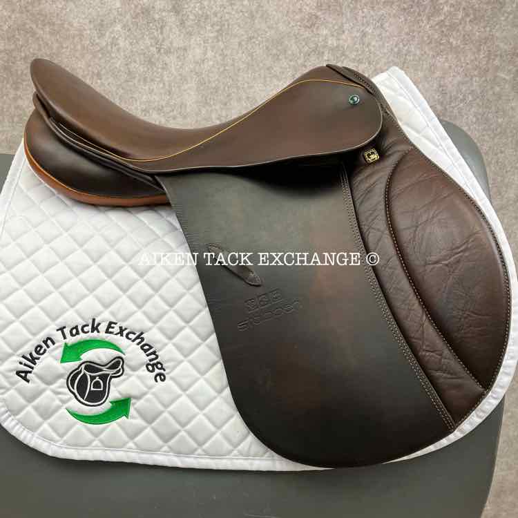 Stubben Siegfried DL All Purpose Saddle, 17.5" Seat, 29.5 cm Tree - M/MW, Wool Flocked Panels