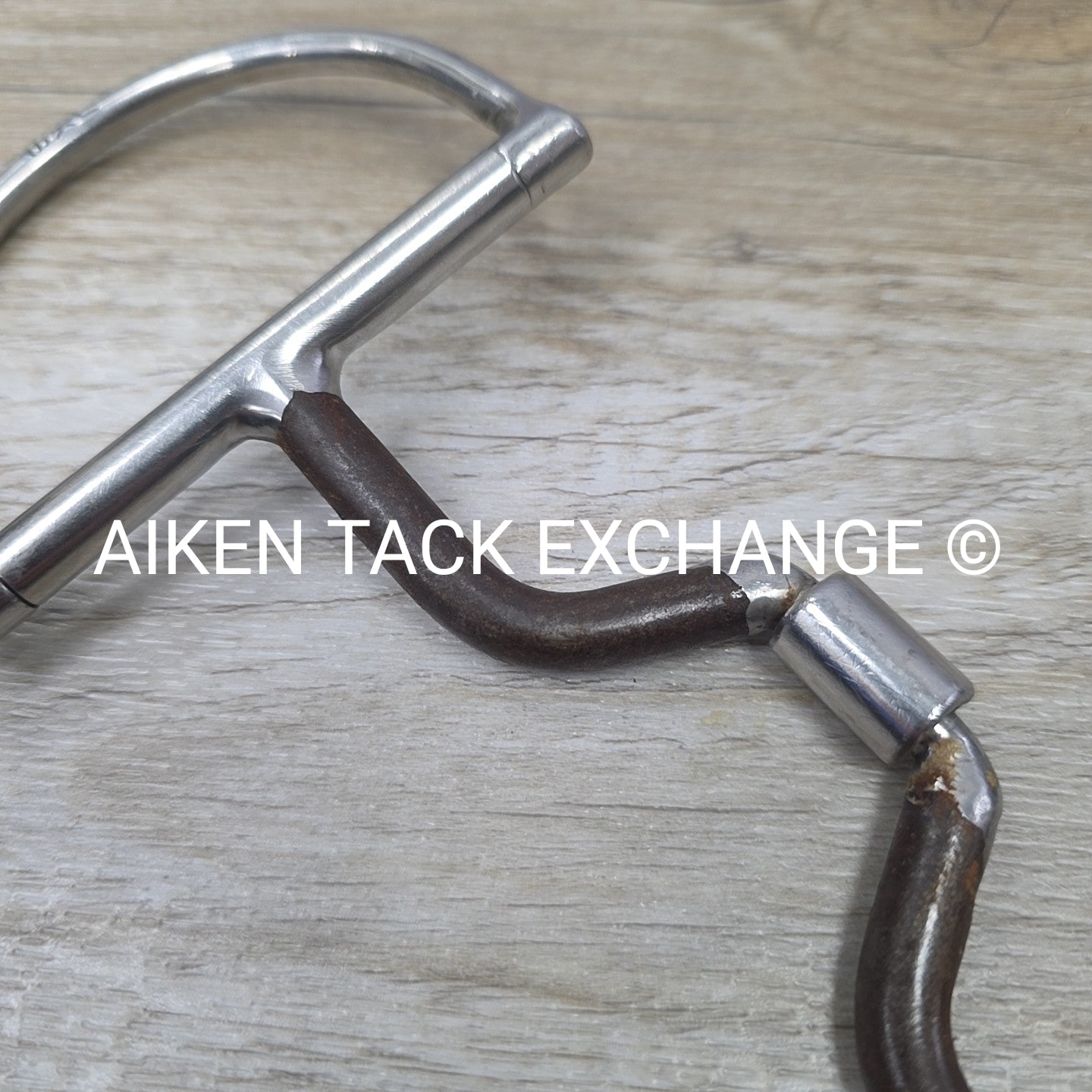 JKS Jay Shuttleworth D Ring Sweet Iron High Port Comfort Mouth Bit 5.25"