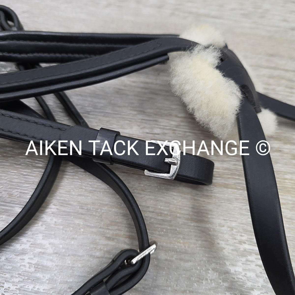 Tekna Synthetic Figure 8 Bridle, No Reins, Black, Size Full