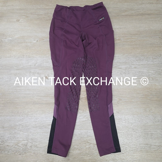 Kerrits Silicone Grip Knee Patch Tights, Size Small