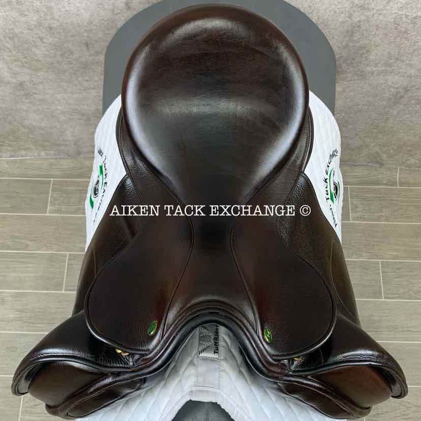 2011 Hulsebos DR CC Dressage Saddle, 17.5" Seat, Medium Wide Tree, Wool Flocked Panels