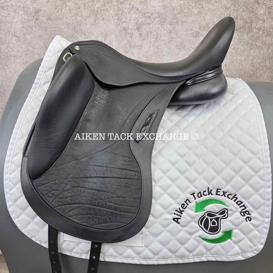 2023 Aviar Rook 2.0 Monoflap Dressage Saddle, 17.5" Seat, Adjustable Tree, Foam Panels