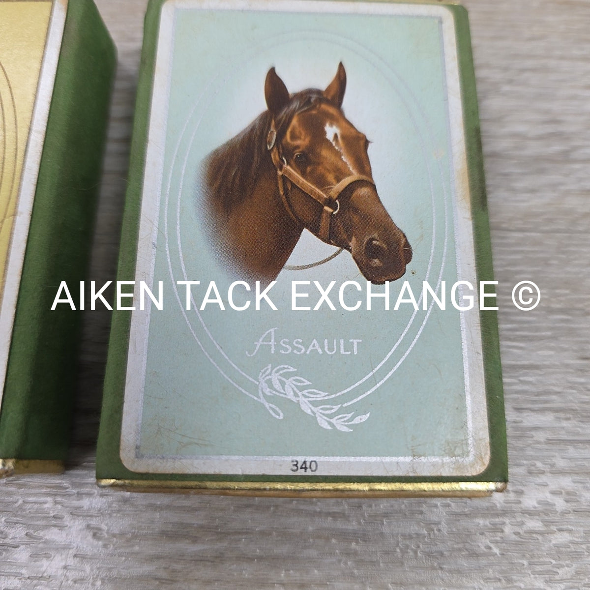 2 Packs of Horse Playing Cards, Assault & Stymie