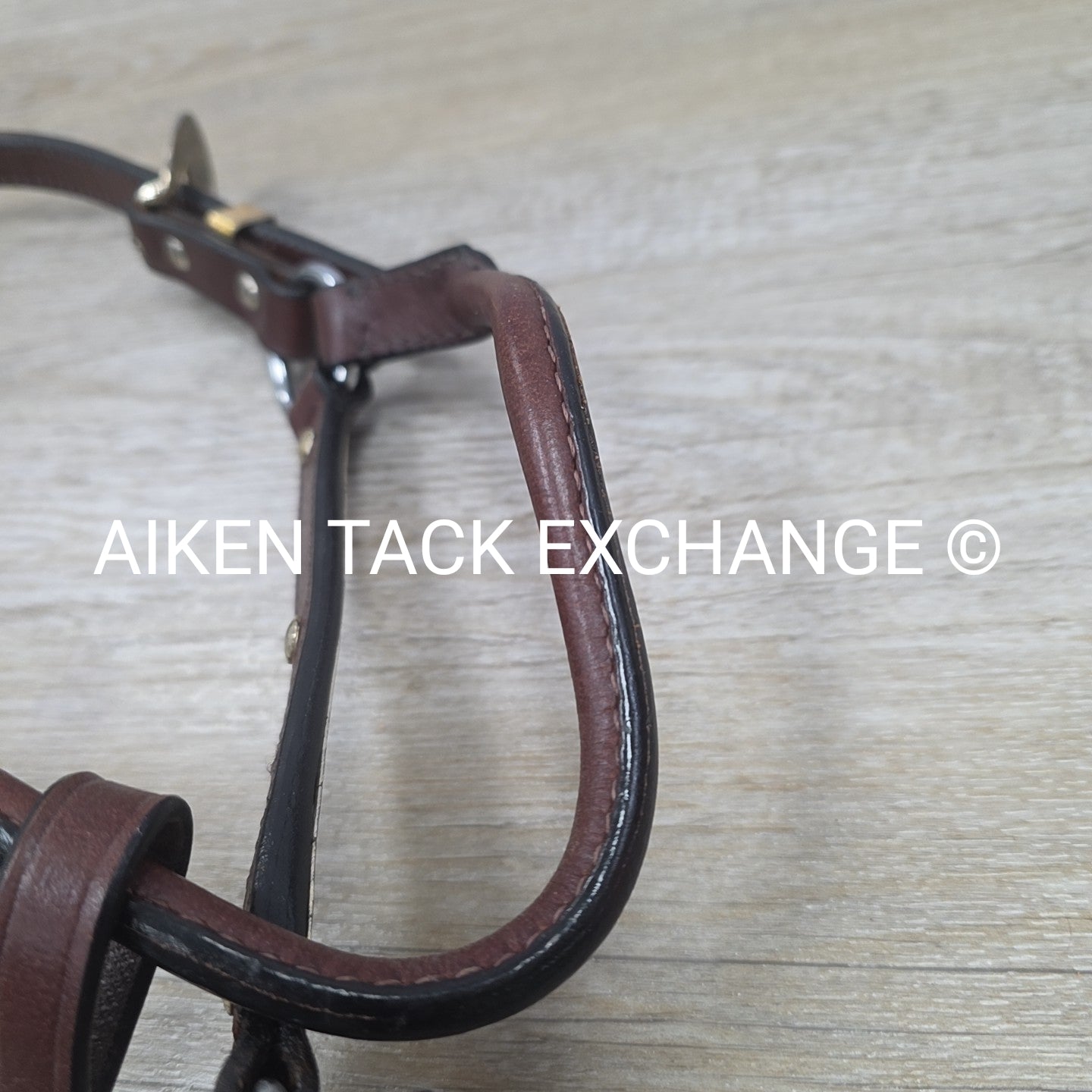 Western Show Halter, Brown, Size Pony
