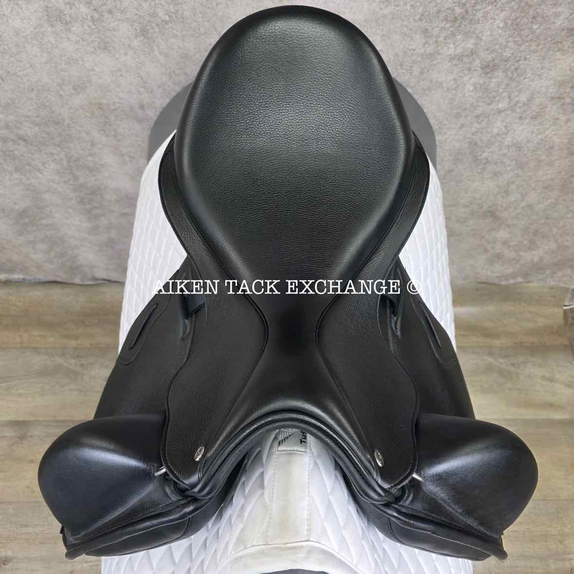 2023 Envy by Custom Saddlery Motion Monoflap Dressage Saddle, 17.5" Seat, Adjustable Tree, Wool Flocked Panels