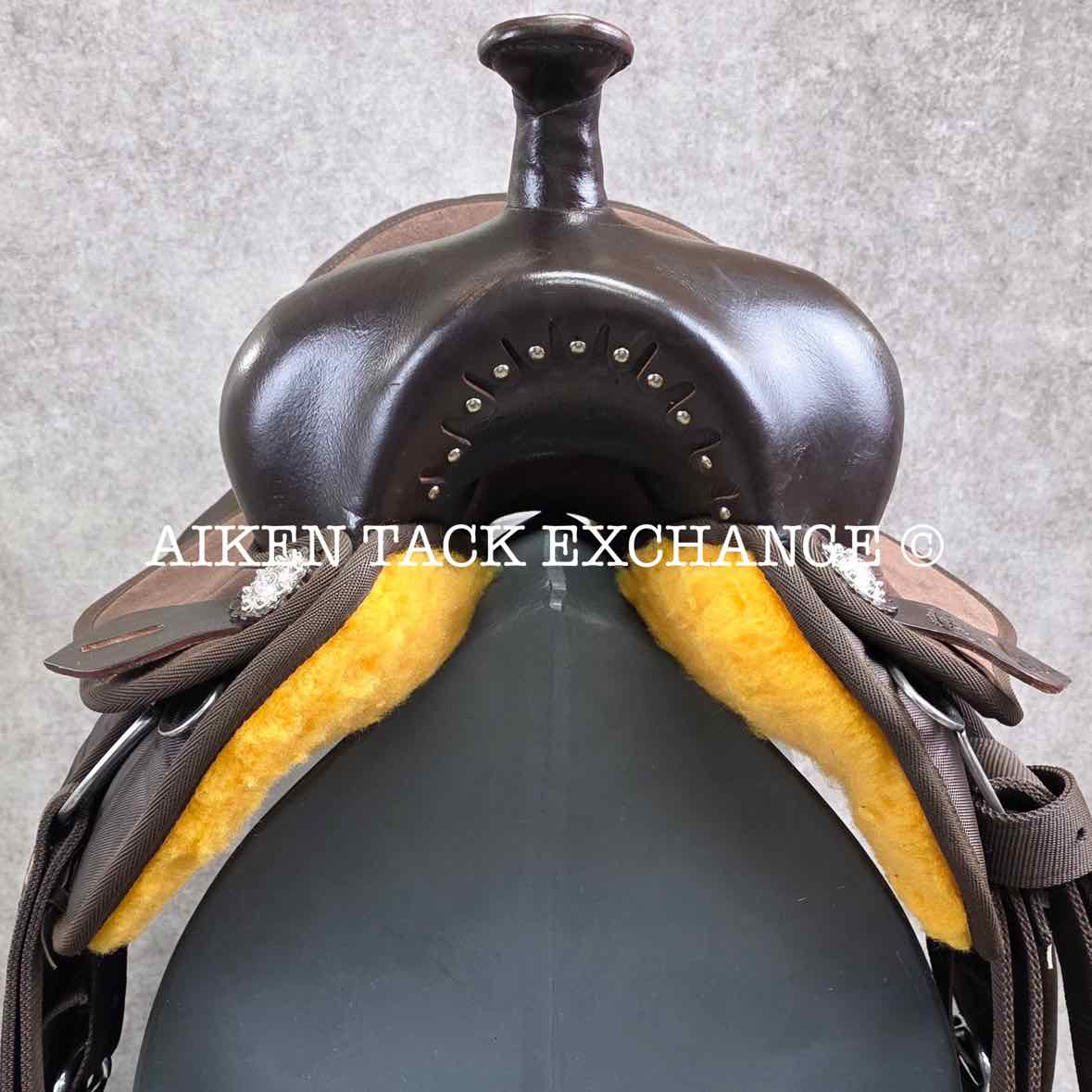 Tough 1 King Series 9215 Synthetic Western Saddle, 15" Seat, Wide Tree - Full QH Bars