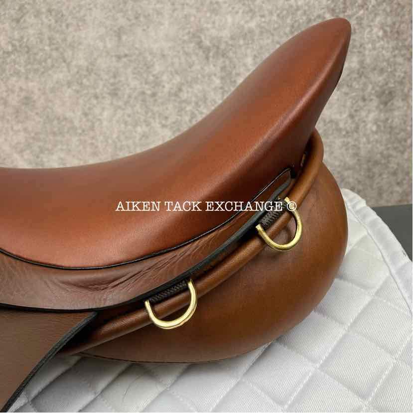 2009 Centaur by Michael Stokes All Purpose Saddle, 17.5" Seat, Medium Wide Tree, Wool Flocked Panels