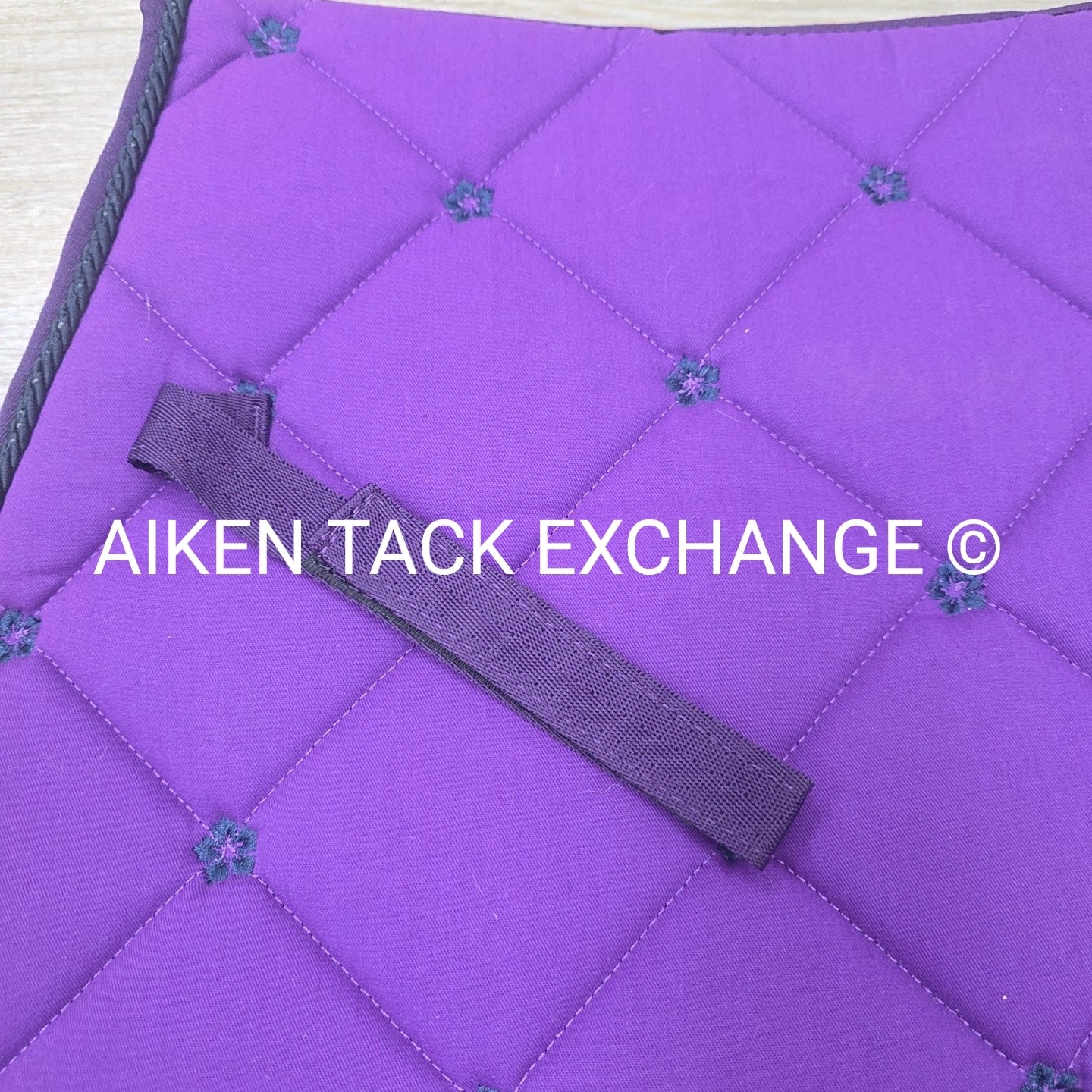 Centaur Hibiscus All Purpose Saddle Pad, Purple, Brand New