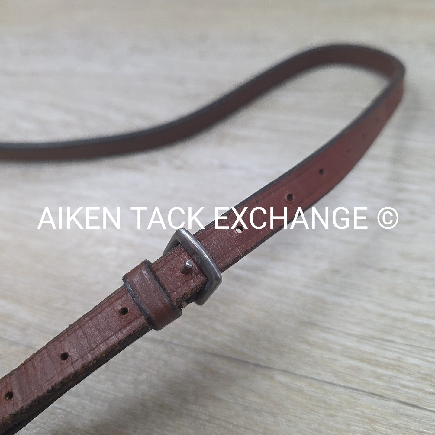 Plain Raised Figure 8 Noseband, Brown, Size Full