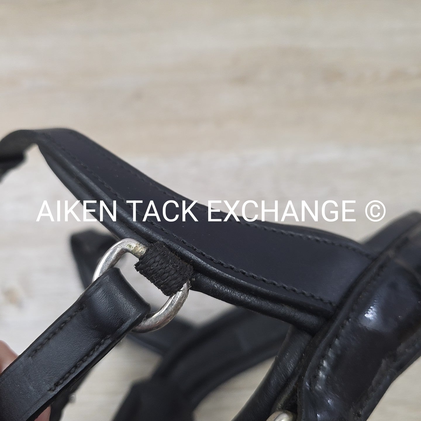 Tota Comfort Noseband, Black Patent, Oversize