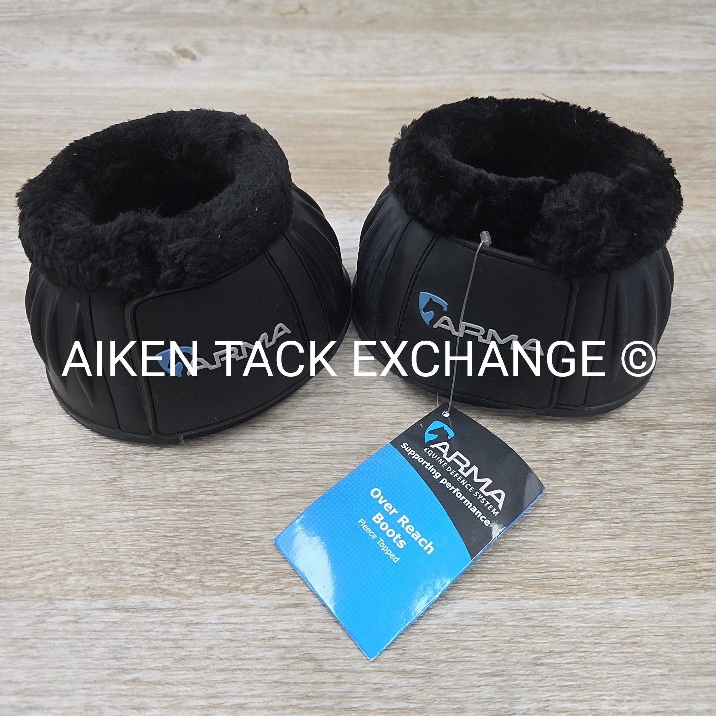 Shires Arma Over Reach Bell Boots w/ Fleece Trim, Size Full