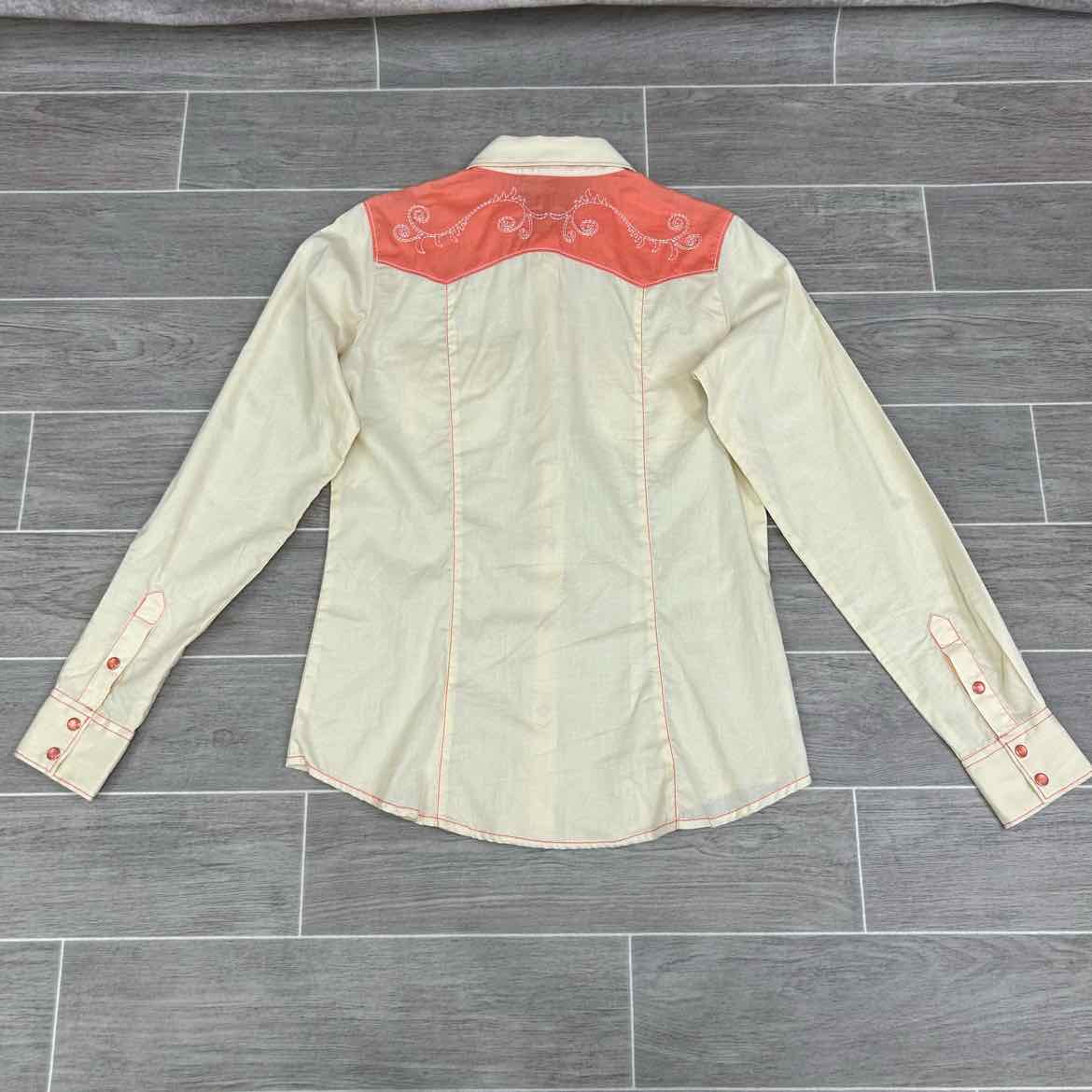 Cruel Western Long Sleeve Top, Size Small