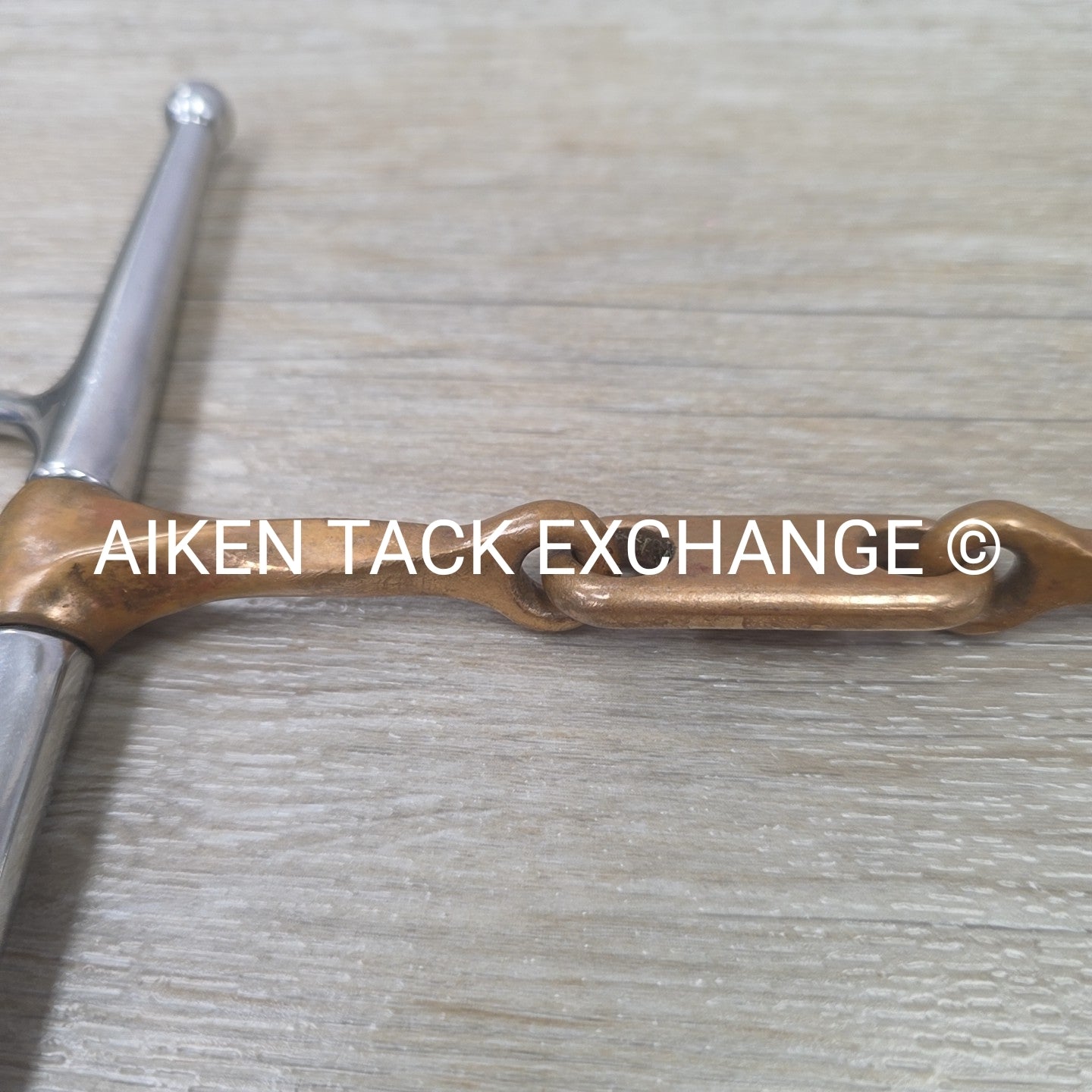 Copper Slow Twist French Link Full Cheek Bit 5.5"