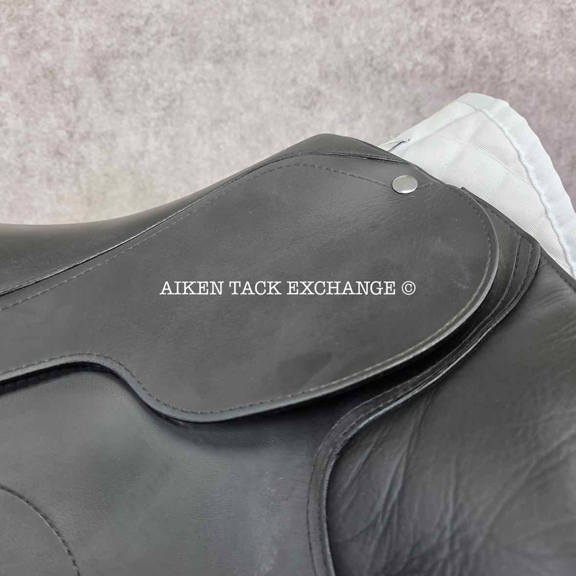 Patrick Profile Dressage Saddle, 17.5" Seat, Adjustable Tree - Changeable Gullet, Wool Flocked Panels