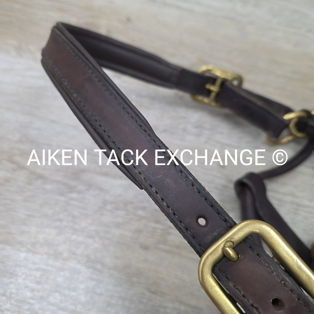 SmartPak Soft Padded Leather Halter, Brown, Oversize