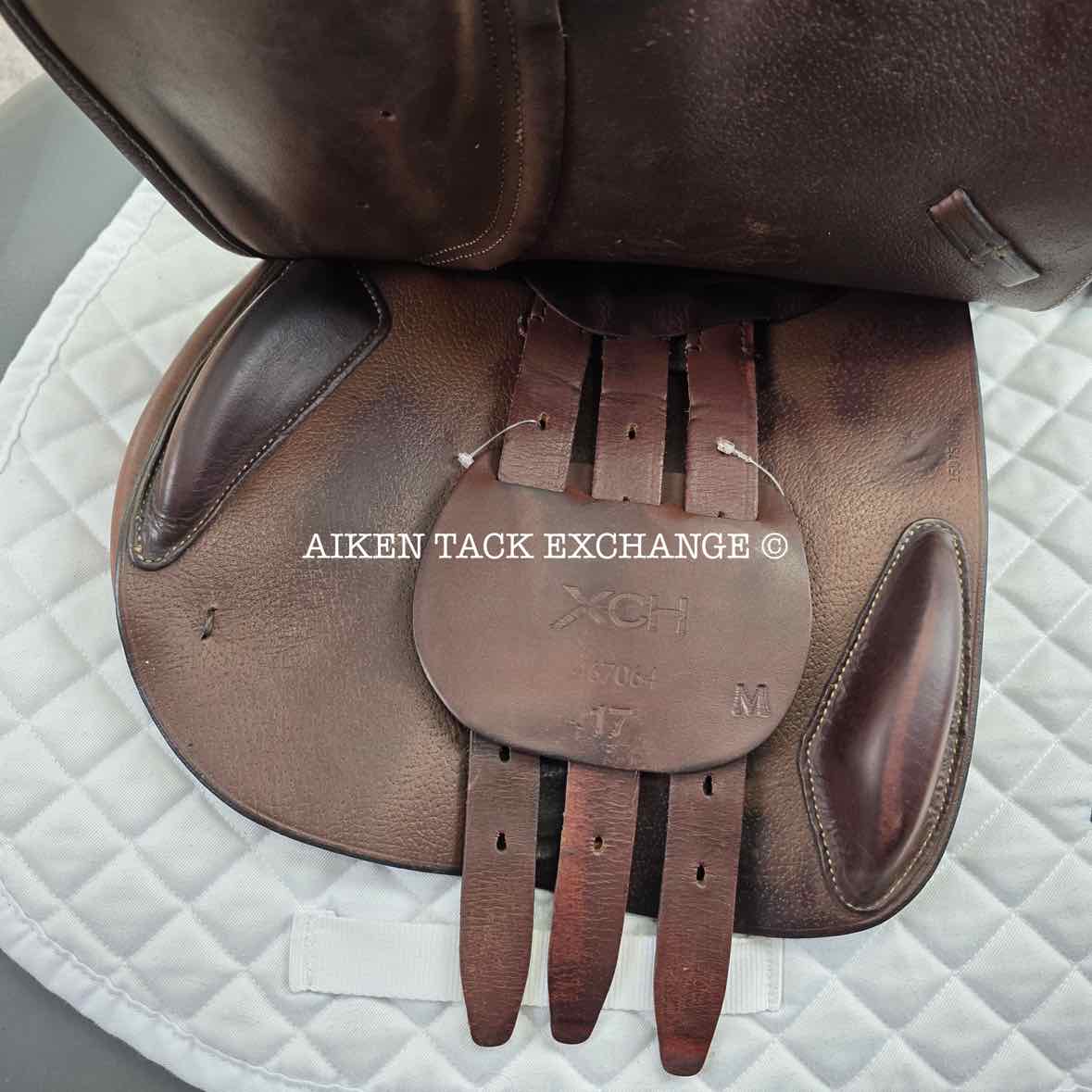 2015 Ovation Ruiz Diaz Close Contact Jump Saddle, 17" Seat, Adjustable Tree - XCH Changeable Gullet, Foam Panels