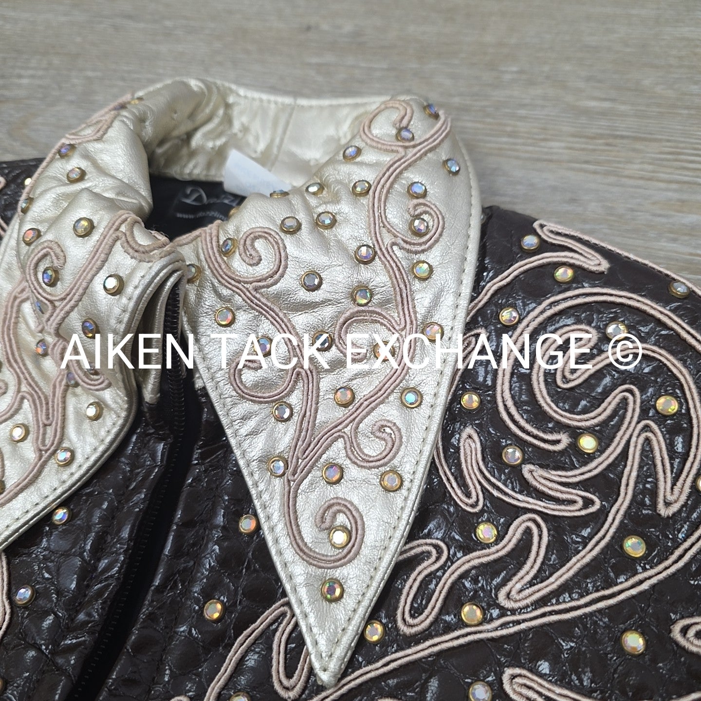 Dazzling Designs Leather Show Shirt & Pants Set, Women's XSmall, XLong