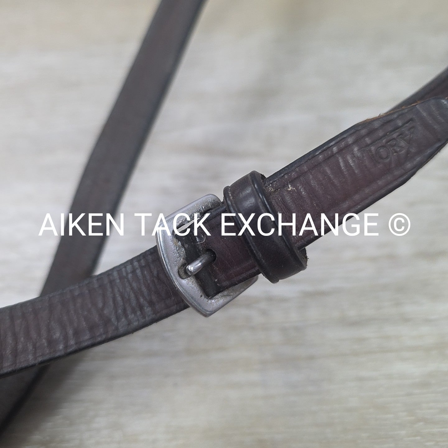Tory Leather Braided Reins, Brown, 60"
