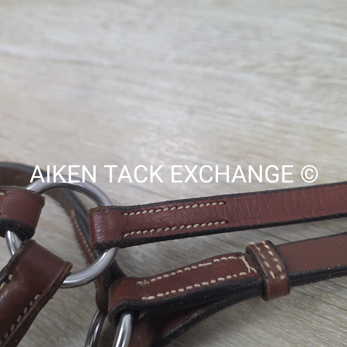 Plain Raised Figure 8 Noseband, Brown, Size Full