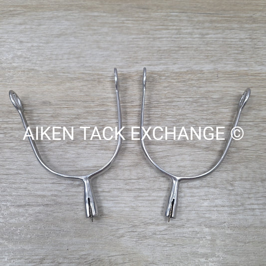 Star Tooth Rowel Spurs, No Straps