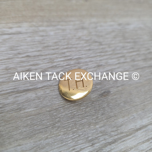 Tryon Hounds Brass Button, Large