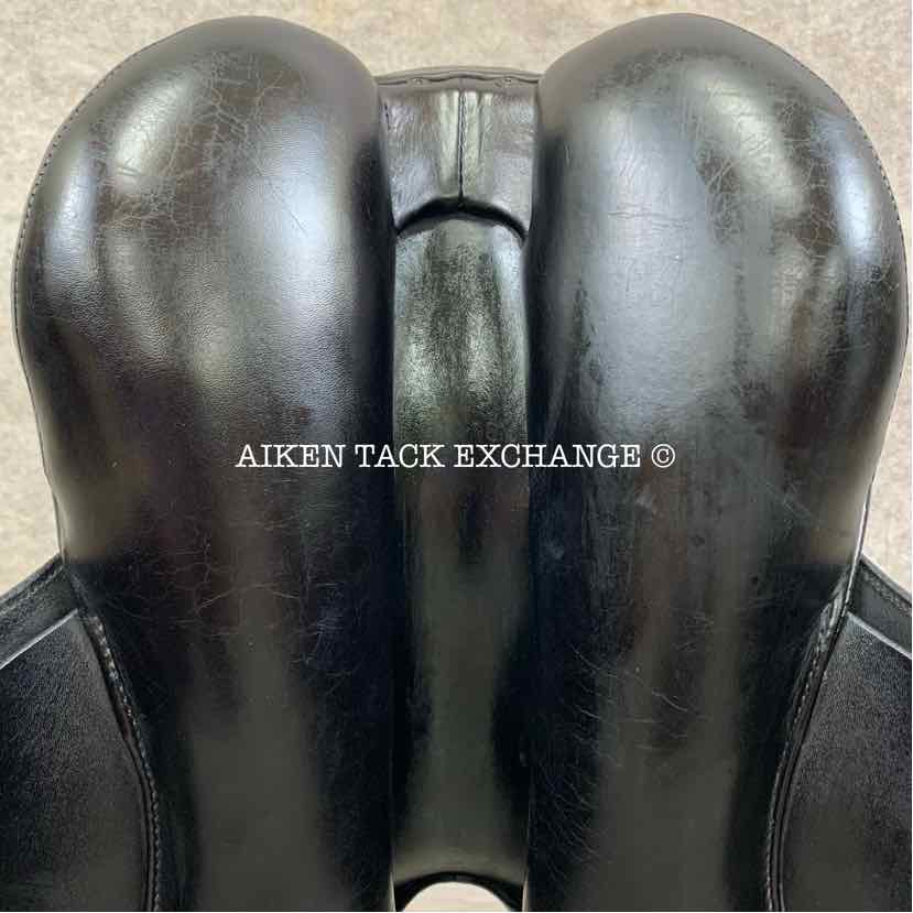2005 Kieffer Wallstreet Excellent Ulla Salzgeber Dressage Saddle, 17" Seat, Medium Tree, Wool Flocked Panels