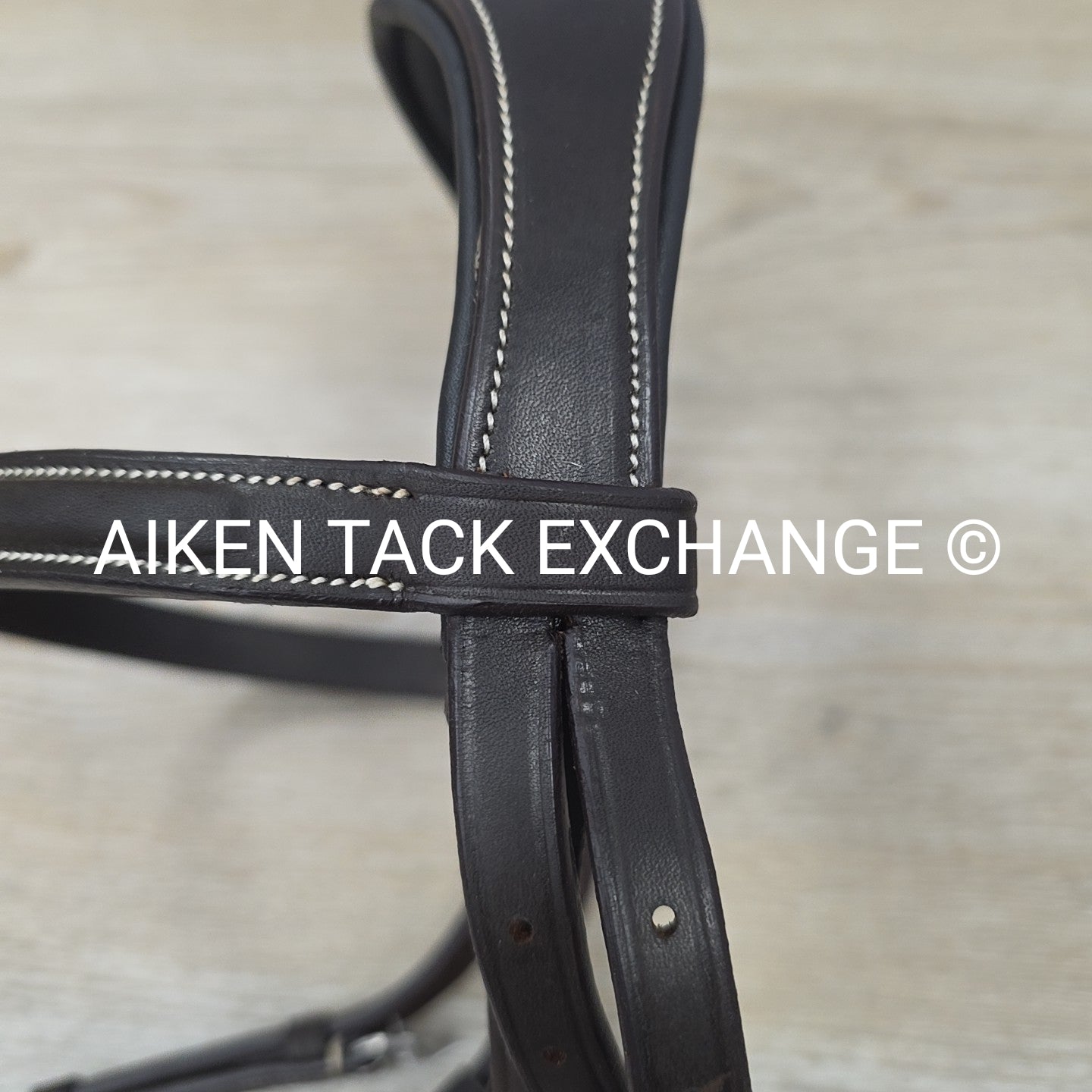 Ovation ATS Raised Fancy Stitched Bridle with Matching Reins, Brown, Size Full