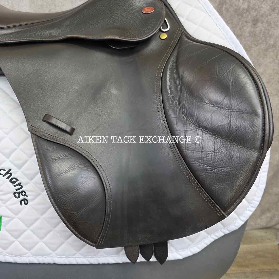 Kent & Masters Original Jump Saddle, 17.5" Seat, Adjustable Tree - Changeable Gullet, Wool Flocked Panels