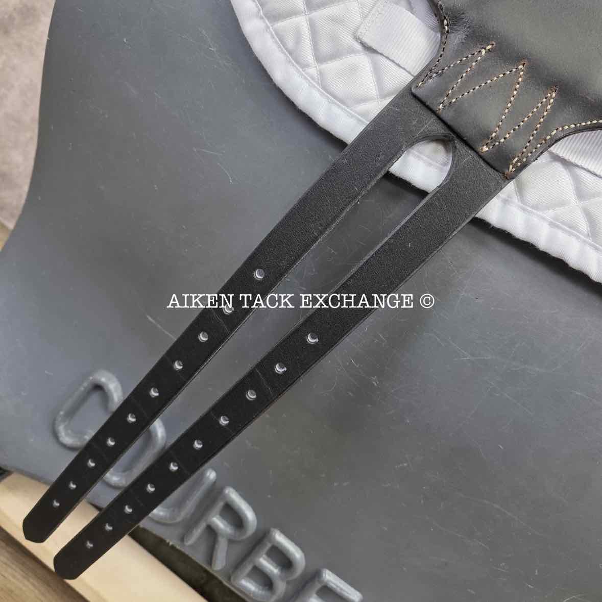 2018 Voltaire Lexington Monoflap Jump Saddle, 17" Seat, 0A Flap, Medium Wide Tree, PRO Panels, Full Buffalo Leather