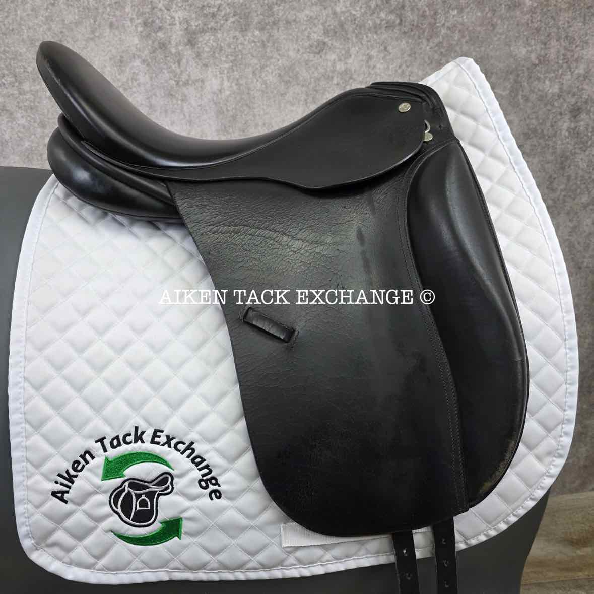 Thornhill Germania Klasse Dressage Saddle, 19" Seat, XX-Wide Hoop Tree, Wool Flocked Panels