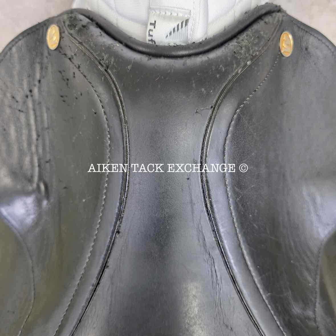 **SOLD** Warendorf Monoflap Dressage Saddle, 18" Seat, Short Flap, Medium Tree, Wool