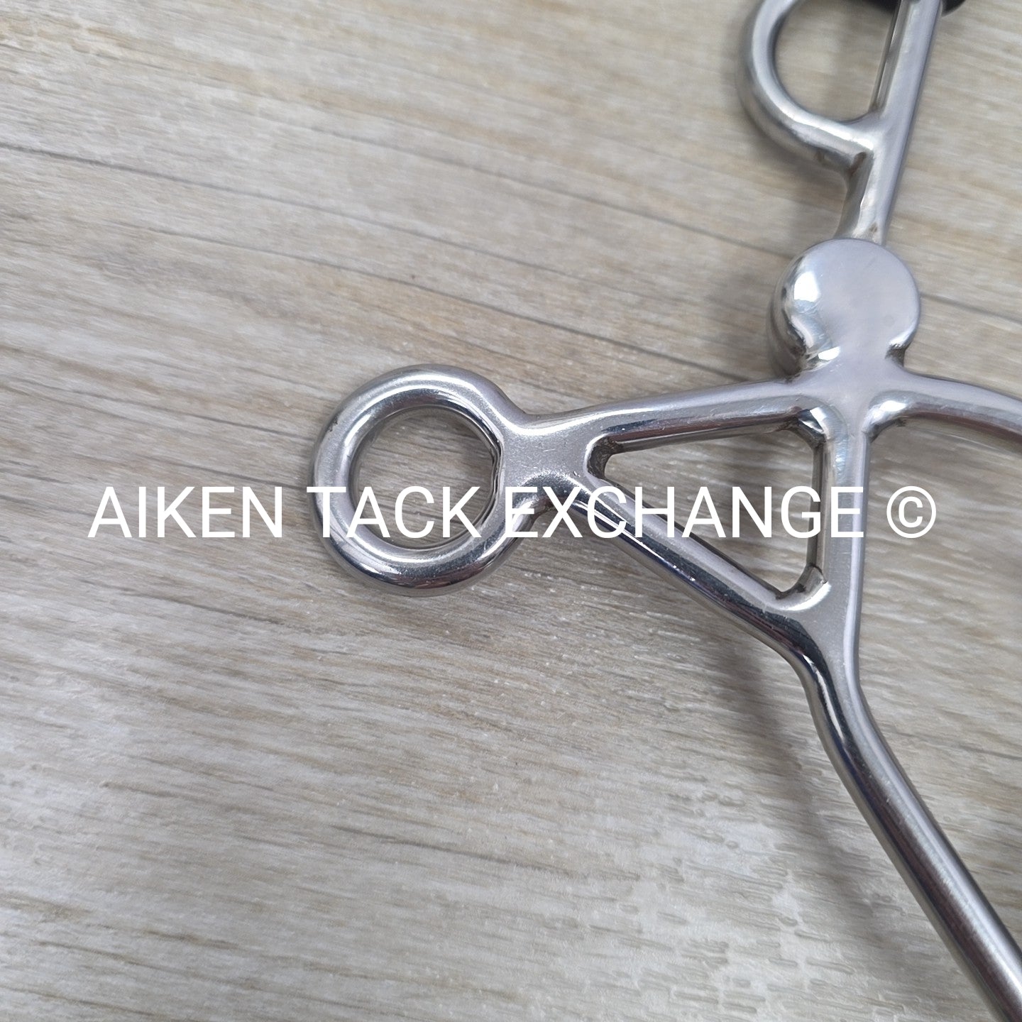 Happy Mouth Double Joint Hackamore Bit 5.25"