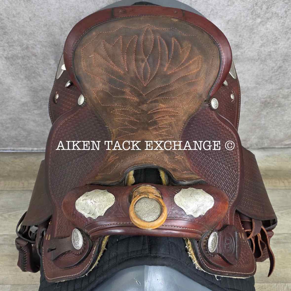 **SOLD** Circle M Western Saddle, 15.5" Seat, Wide Tree - Full QH Bars