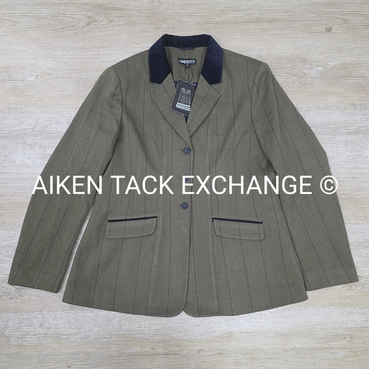 Equitech Bellingham Stretch Tweed Riding Jacket, Size 42