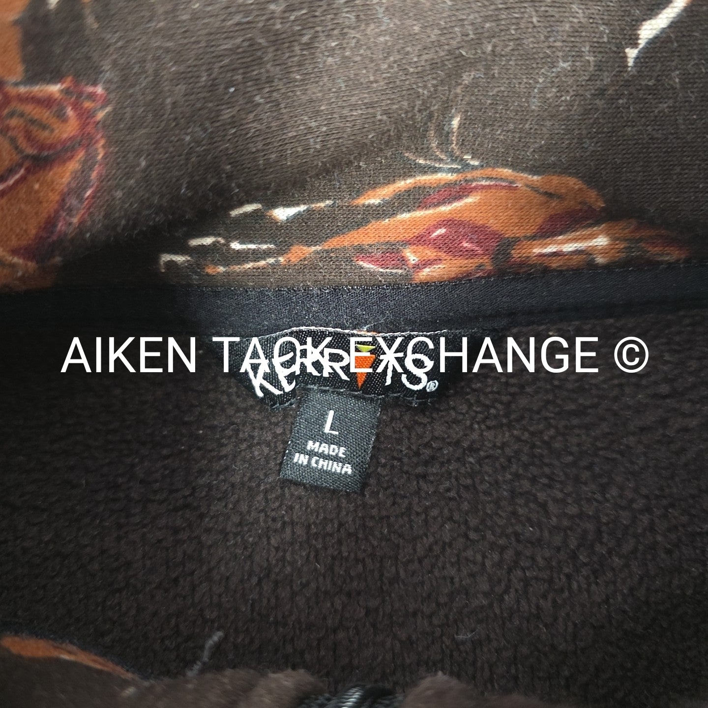 Kerrits Fleece Lined 1/4 Zip Pullover, Size Large