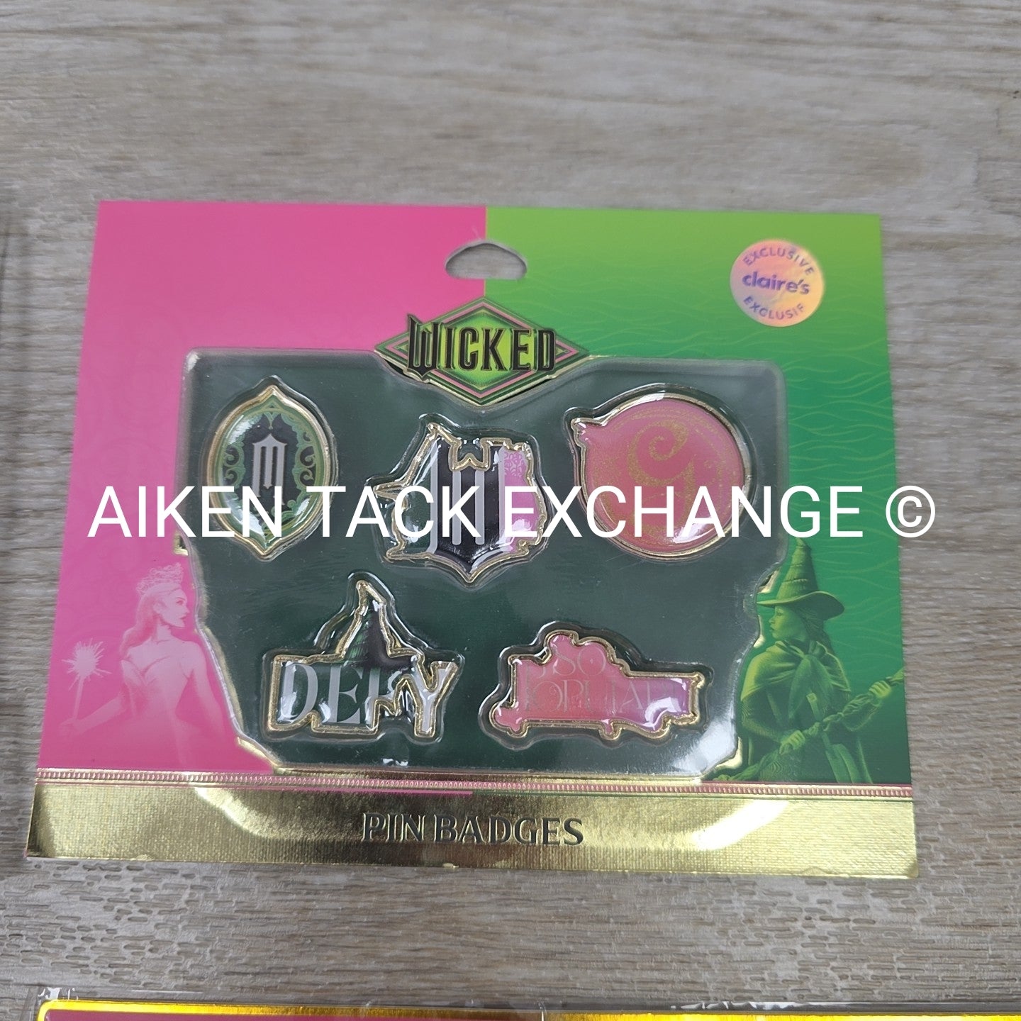 Claire's Wicked Bundle: Shaker Planner, Pin Badges, Choker Necklace Set