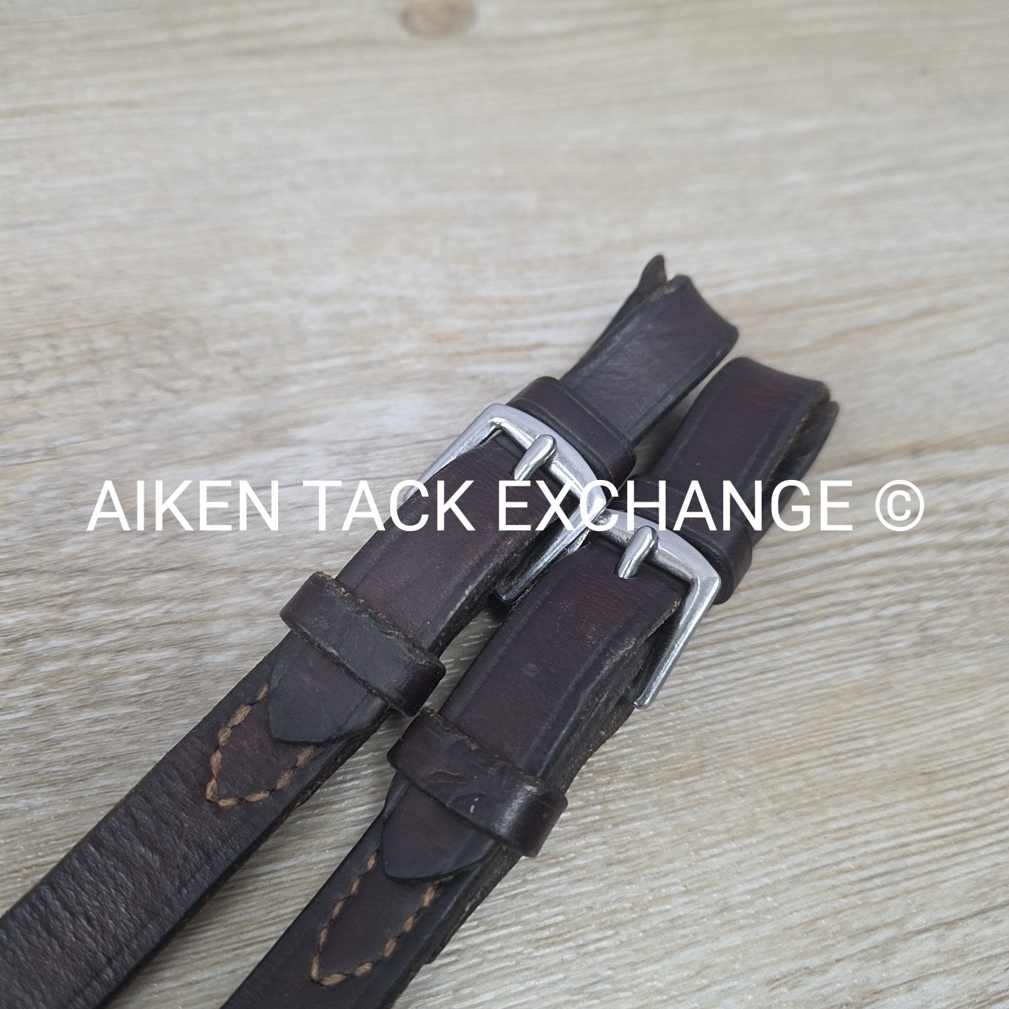 Nunn Finer Heavy Duty Rubber Reins, Brown, 60"