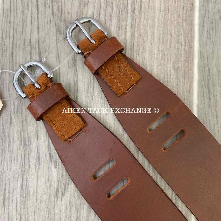 Garter Jodphur Straps, Brown, Large