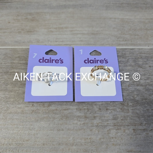 Claire's Rings (2) - Size 7