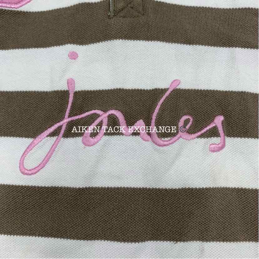 Joules Short Sleeve Polo Top, Size Small