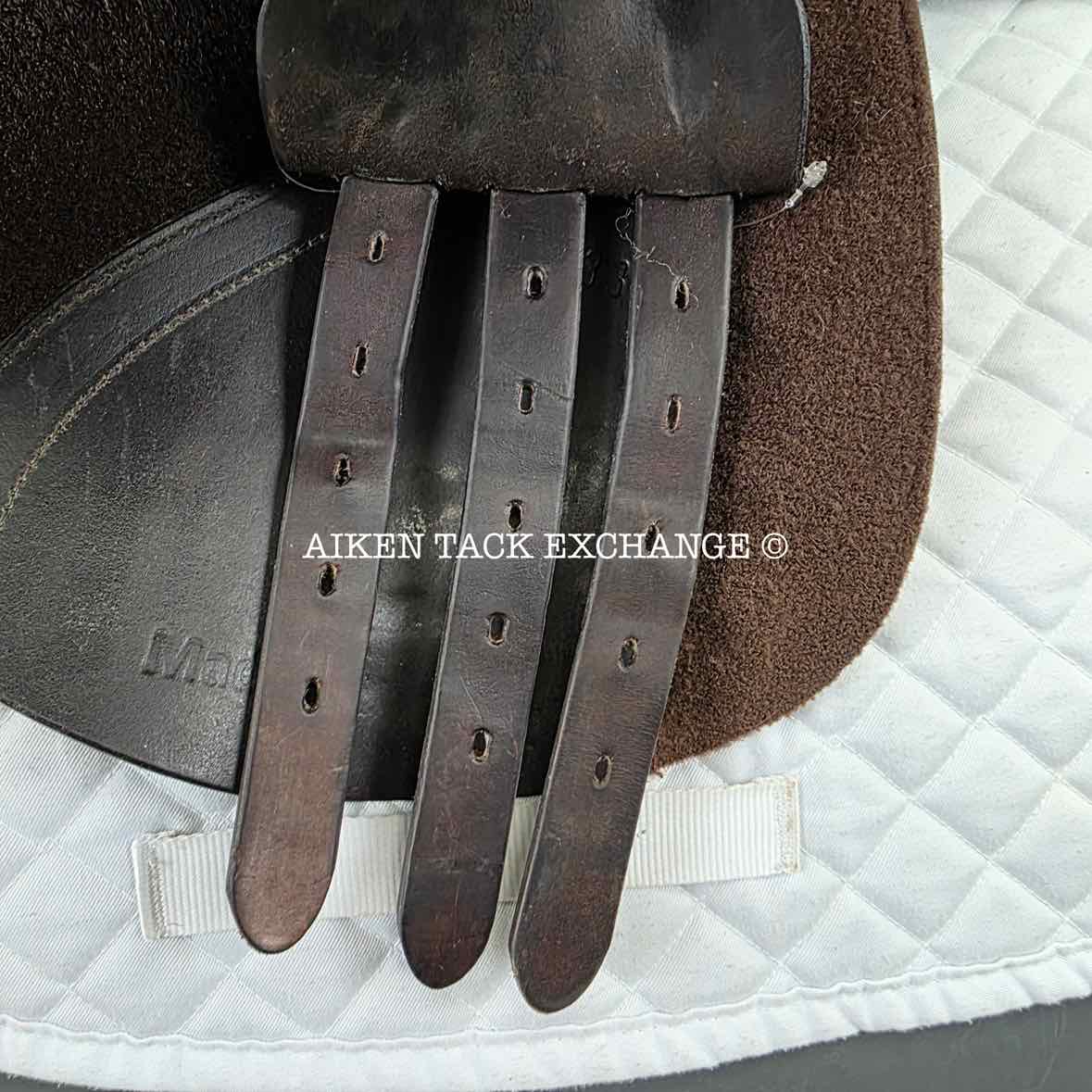 Ideal Patriot Jump Saddle, 17" Seat, Medium Wide Tree, Wool Flocked Panels
