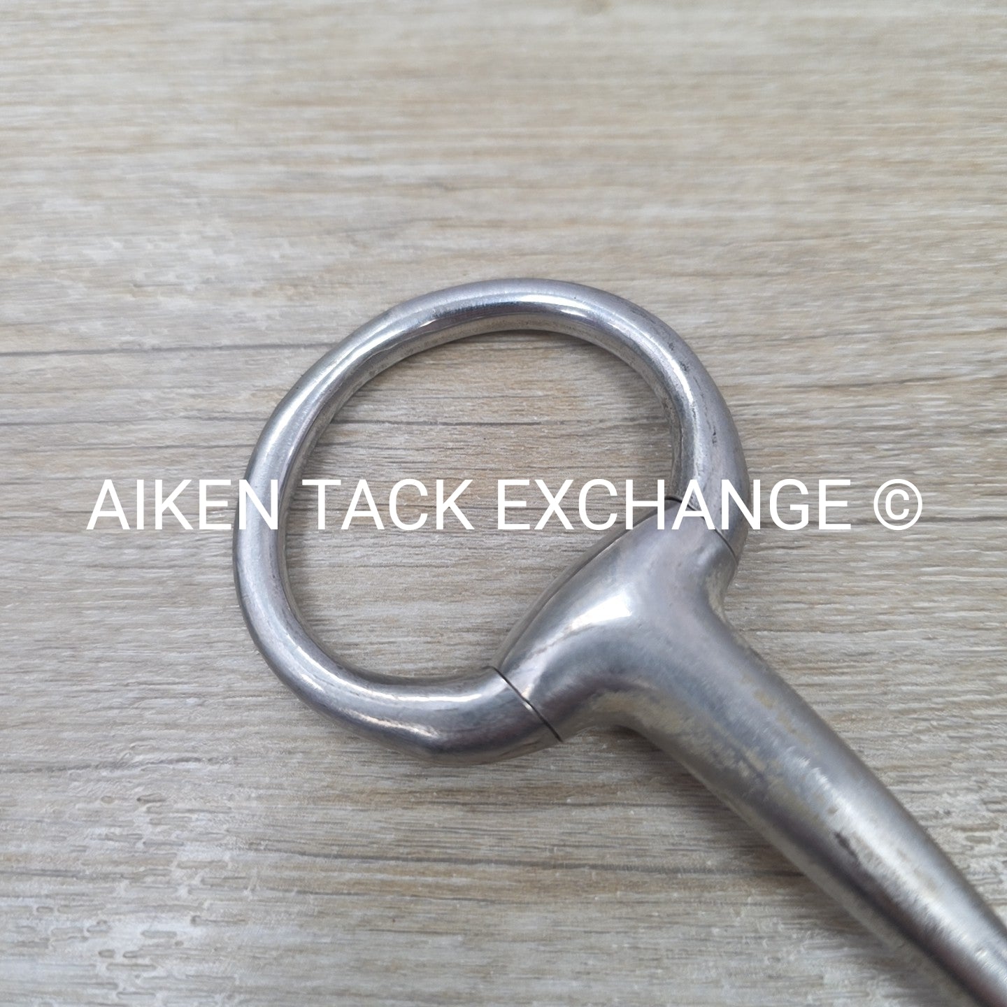 Single Joint Eggbutt Bradoon Bit 5.5"